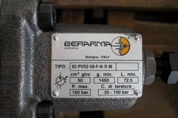 Berarma PVS可變排量葉片泵樣本，布萊瑪02-PVS系列葉片泵
