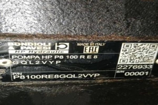 Bondioli＆Pavesi齒輪泵P8100RE8GQL2VYP性能參數(shù)，應用說明